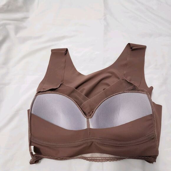 Women Wireless Sports Bra Thin Pushup Plus Size 6L Lace Backless Bra Lot of 3 - Picture 14 of 14